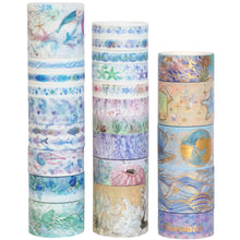 Load image into Gallery viewer, Marine Life 24 Rolls Washi Tape