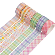 Load image into Gallery viewer, Basic Grid 12 Rolls Washi Tape - Colored