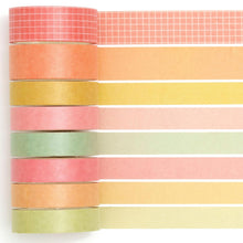 Load image into Gallery viewer, Basic Grid 8 Rolls Washi Tape - Yellow