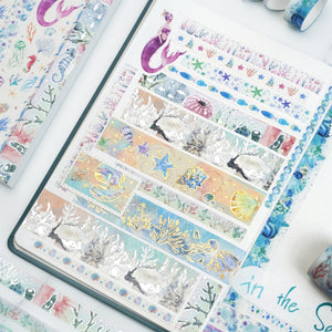 Marine Life 24 Rolls Washi Tape