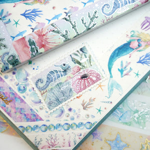 Marine Life 24 Rolls Washi Tape