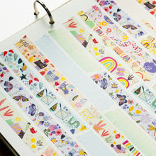 Load image into Gallery viewer,        Animals_Washi_Tape_Set_Solid_Colors_Gold_Foil_15mm_12Rolls