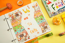Load image into Gallery viewer,    Cute_Animals_Washi_Tape_Set_Gold_Foil_Silver_Pet_Kawaii_Artwork_15mm_20Rolls