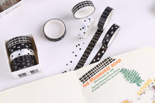 Load image into Gallery viewer,    Cute_Basic_Washi_Tape_Set_Printed_Leaves_Patterns_Flowers_Kawaii_Artwork_10mm_30Rolls