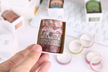 Load image into Gallery viewer,    Cute_Basic_Washi_Tape_Set_Printed_Leaves_Patterns_Flowers_Kawaii_Artwork_10mm_30Rolls