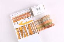 Load image into Gallery viewer, Cute_Basic_Washi_Tape_Set_Printed_Leaves_Patterns_Flowers_Kawaii_Artwork_10mm_30Rolls