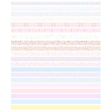 Load image into Gallery viewer, Cute_Washi_Tape_Set_Skinny_Basic_Patterns_Thin_Kawaii_Sticky_Tapes_Artwork_10mm_20Rolls