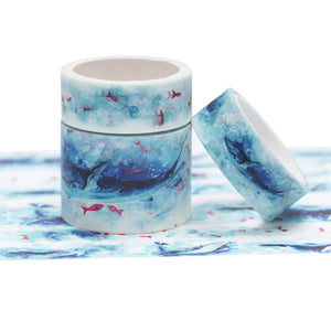 Fish_Washi_Tape_Set_Clouds_Blue_Watercolor_Cute_20mm_3Rolls