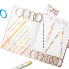 Load image into Gallery viewer, Fruits_Washi_Tape_Set_Skinny_Foil_8mm_10Rolls