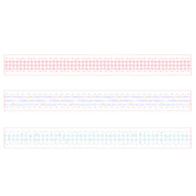 Load image into Gallery viewer, Japanese-style Lace Plaid 3 Rolls Washi Tape