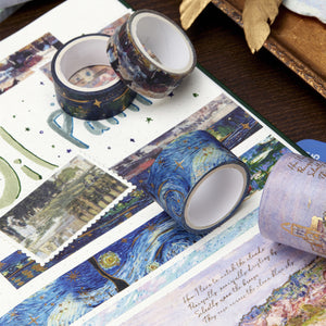 Landscape_Washi_Tape_Set_Wide_Painting_Patterns_Wild_Scenery_Gold_Sticky_Tapes_Artwork_20mm_24Rolls