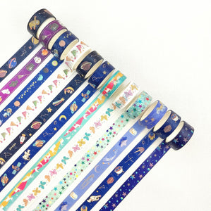    Luminous_Galaxy_Washi_Tape_Set_Printed_Space_Patterns_Grow_In_The_Dark_Star_Artwork_15mm_12Rolls