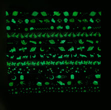 Load image into Gallery viewer,    Luminous_Galaxy_Washi_Tape_Set_Printed_Space_Patterns_Grow_In_The_Dark_Star_Artwork_15mm_12Rolls