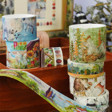 Load image into Gallery viewer, Forest Wide Gold 17 Rolls Washi Tape