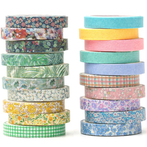 Nature_Washi_Tape_Set_Skinny_Basic_Patterns_Thin_Flowers_Leaves_Sticky_Tapes_Artwork_10mm_20Rolls
