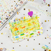 Load image into Gallery viewer,      Paintings_Washi_Tape_Set_Children_Colors_Gold_Foil_15mm_12Rolls