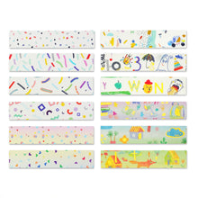 Load image into Gallery viewer,      Paintings_Washi_Tape_Set_Children_Colors_Gold_Foil_15mm_12Rolls