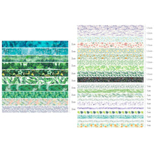 Load image into Gallery viewer, Plant_Flower_Washi_Tape_Set_Printed_Leaves_Nature_Tree_Kawaii_Artwork_15mm_30Rolls