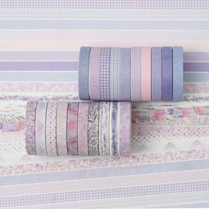 Purple_Washi_Tape_Set_Skinny_Basic_Patterns_Thin_Kawaii_Sticky_Tapes_Artwork_10mm_20Rolls