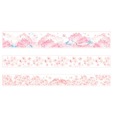 Load image into Gallery viewer, Sakura_Washi_Tape_Set_Cherry_Blooms_Flower_Plants_20mm_3Rolls