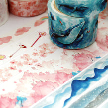 Load image into Gallery viewer, Sakura_Washi_Tape_Set_Cherry_Blooms_Flower_Plants_20mm_3Rolls