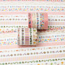 Load image into Gallery viewer,        Urban_Beauty_Washi_Tape_Set_Skinny_Foil_8mm_10Rolls