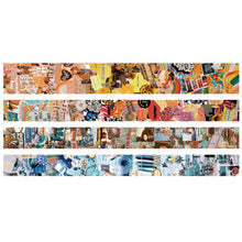 Load image into Gallery viewer, Vintage_Washi_Tape_Set_Retro_Old_Colors_Antique_Artwork_30mm_4Rolls