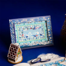 Load image into Gallery viewer, Winter_Blue_Washi_Tape_Set_Gold_Foil_Silver_Colors_Snow_Artwork_10mm_19Rolls