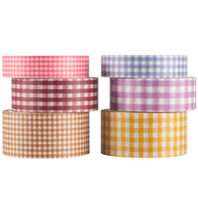 Load image into Gallery viewer, Basic_Creative_Plaid_Washi_Tape_Grid_Grils_15mm_5m