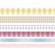 Load image into Gallery viewer, Basic_Creative_Plaid_Washi_Tape_Grid_Grils_15mm_5m