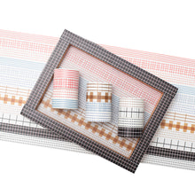 Load image into Gallery viewer, Basic_Grid_Washi_Tape_Set_Plaid_Dots_Lines_15mm_12Rolls