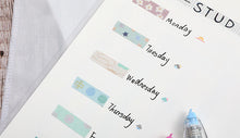 Load image into Gallery viewer, Basic_Patterns_Washi_Tape_Set_10mm_24Rolls