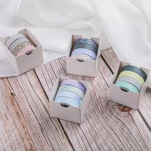 Load image into Gallery viewer, Basic_Patterns_Washi_Tape_Set_10mm_24Rolls