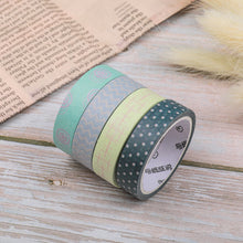 Load image into Gallery viewer, Basic_Patterns_Washi_Tape_Set_10mm_24Rolls