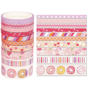 Birthday_Pink_Washi_Tape_Set_Silver_Gold_Girl_15mm_15Rolls