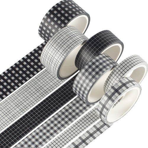 Black_Creative_Plaid_Washi_Tape_Grid_Grils_15mm_5m