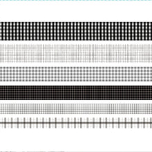 Load image into Gallery viewer, Black_Creative_Plaid_Washi_Tape_Grid_Grils_15mm_5m