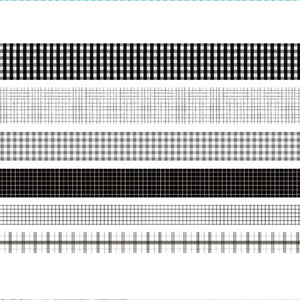 Black_Creative_Plaid_Washi_Tape_Grid_Grils_15mm_5m