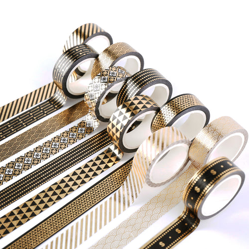 Black_Gold_Washi_Tape_Set_Geometric_Foil_15mm_10Rolls