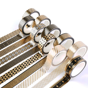 Black_Gold_Washi_Tape_Set_Geometric_Foil_15mm_10Rolls