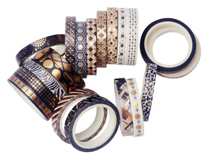  Black_Gold_Washi_Tape_Set_Skinny_Geometric_Foil_7mm_20Rolls