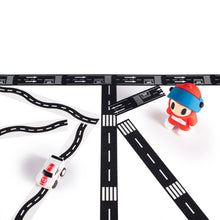 Load image into Gallery viewer, Black_Highway_Washi_Tape_Railway_Children_Toy_15mm_10m