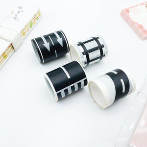 Black_Highway_Washi_Tape_Railway_Children_Toy_50mm_5m