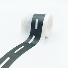 Load image into Gallery viewer, Black_Highway_Washi_Tape_Railway_Children_Toy_50mm_5m