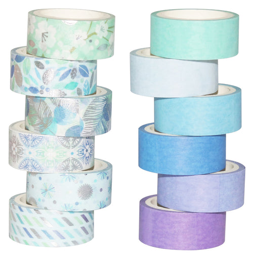 Blue_Silver_Washi_Tape_Set_Colorful_Girl_15mm_12Rolls