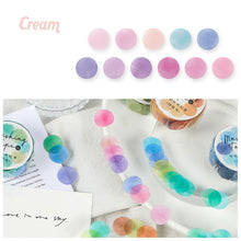 Load image into Gallery viewer, Candy_Cream_Washi_Tape_Set_Round_Stickers_Dot_15mm_3Rolls