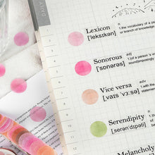 Load image into Gallery viewer, Candy_Cream_Washi_Tape_Set_Round_Stickers_Dot_15mm_3Rolls