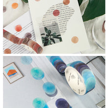 Load image into Gallery viewer, Candy_Cream_Washi_Tape_Set_Round_Stickers_Dot_15mm_3Rolls