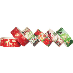 Christmas_Tree_Gold_Washi_Tape_Set_Xmas_Holiday_Red_Green_15mm_6Rolls