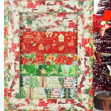 Load image into Gallery viewer, Christmas_Tree_Gold_Washi_Tape_Set_Xmas_Holiday_Red_Green_15mm_6Rolls